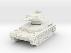 Panzer IV D 1/100 in White Natural Versatile Plastic