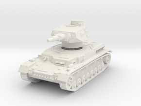 Panzer IV D 1/120 in White Natural Versatile Plastic