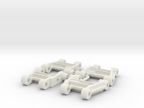 TAMIYA M01 PART D15 A ARMS, SUSPENSION ARMS in White Natural Versatile Plastic