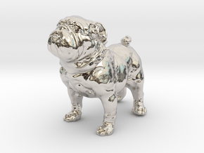 Lobo's Dawg for Build a figure Lobo (Bull Dog) in Rhodium Plated Brass