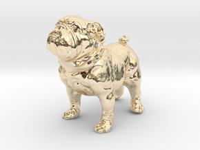 Lobo's Dawg for Build a figure Lobo (Bull Dog) in 14k Gold Plated Brass