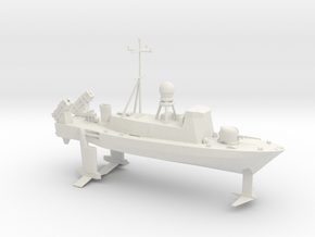 1/350 Scale USS PHM Hydrofoil in White Natural Versatile Plastic