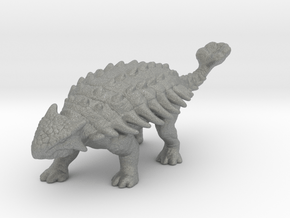 Ankylosaurus dinosaur miniature fantasy games dnd in Gray PA12
