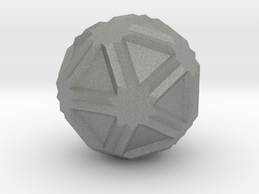 03. Icositruncated Dodecadodecahedron - 1 Inch in Gray PA12