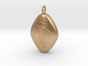 PFIZER VIAGRA PILL 100MG Pendant or Charm in Natural Bronze