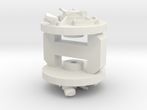 1 to 285 scale M1 Panther turret conversion in White Natural Versatile Plastic