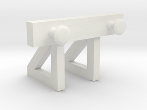 HO/OO scale Standard Buffers (v1.5) in White Natural Versatile Plastic