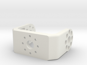3D printed bracket for the Dynamixel MX-28 servo  in White Natural Versatile Plastic
