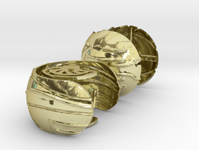 Harry's First Snitch Ring Box-Pt.1-Body-Cust. Text in 18k Gold Plated Brass