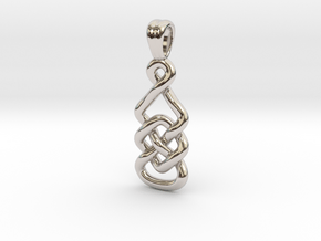 Marquise knot [pendant] in Platinum