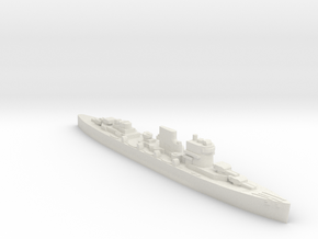 Spanish Canarias cruiser 1:1250 WW2 in White Natural Versatile Plastic