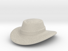 CowBoy hat for classics action figures in Natural Sandstone