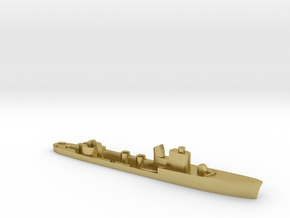 Italian Spica class torpedo boat 1:1250 WW2 in Natural Brass