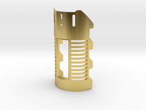 (5/9) K4V2 - OLED Cover in Polished Brass