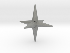 01. Tetradyakis Hexahedron - 1 inch V1 in Gray PA12