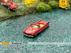 Amphicar 770 im Wasser (TT 1:120) in Tan Fine Detail Plastic