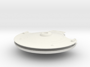 1000 Destroyer saucer cut in White Natural Versatile Plastic