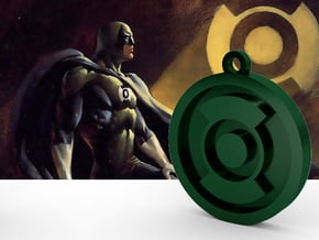 Batman In Darkest Knight Ring Pendant in Tan Fine Detail Plastic