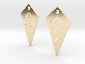 Arrow Head (Earring Charm) in 14k Gold Plated Brass