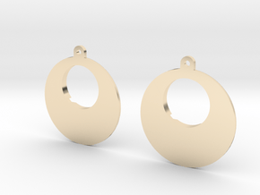 Full Moon (Earring Charm) in 14K Yellow Gold