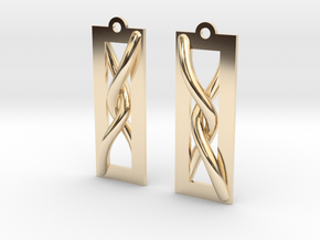 Resilience (Earring Charm) in 14k Gold Plated Brass