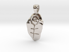 Primitive symbol [pendant] in Platinum