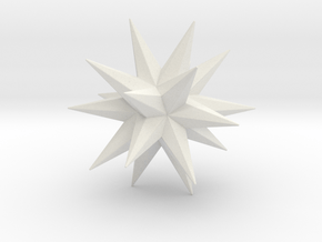 05. Great Disdyakis Triacontahedron - 1 in V1 in White Natural Versatile Plastic