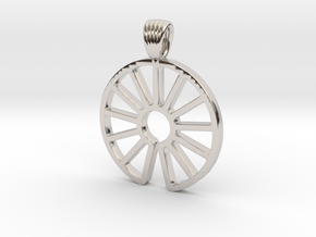 Wheel of Sun [pendant] in Platinum
