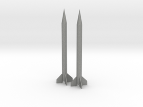 1/100 Scale Scud D Missile set of 2 in Gray PA12