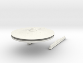 1400 refit saucer section neck & engines in White Natural Versatile Plastic