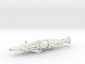 Nevian Scout Ship in White Natural Versatile Plastic