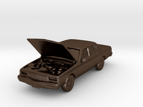 Car Under Maintenance/Repair 1:87 / 1:64 in Polished Bronze Steel: 1:64 - S