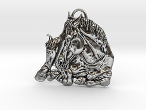 Durinn Pendant in Antique Silver