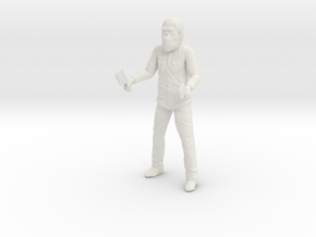 Planet of the Apes - Conquest Ape w/ Weapons in White Natural Versatile Plastic