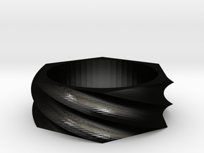 DA VINCI | Minimalist Ring Collection | in Matte Black Steel: 4.5 / 47.75