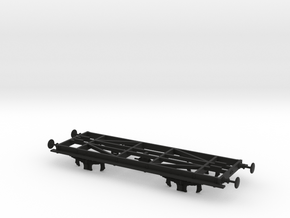 HO LBSCR Mainline 4W Chassis - 6ft springs in Black Natural Versatile Plastic