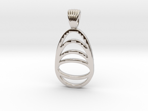 Watching you [Pendant] in Rhodium Plated Brass
