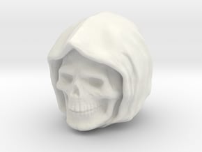 Skeletor Vintage head for Origins (hollow) in White Natural Versatile Plastic