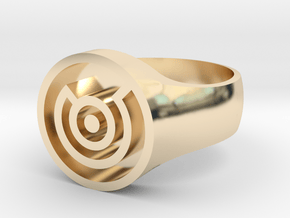 Owl House King's Glyph Ring (Large) in 14K Yellow Gold: 5 / 49