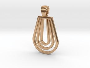 Drop [pendant] in Polished Bronze