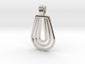 Drop [pendant] in Platinum