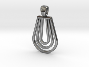 Drop [pendant] in Polished Silver