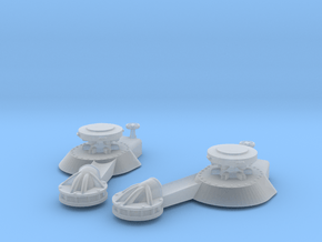 1/200 IJN Yamato Bow Cable Holder SET in Smooth Fine Detail Plastic