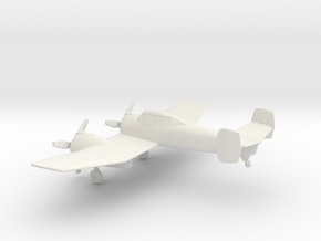 Grumman XF5F Skyrocket in White Natural Versatile Plastic: 1:64 - S