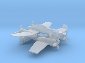 Grumman XF5F-2 Skyrocket in Tan Fine Detail Plastic: 6mm