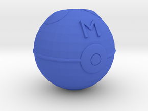 Master Ball in Blue Processed Versatile Plastic