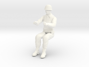 Kelly's Heroes - Clint Seated in White Processed Versatile Plastic