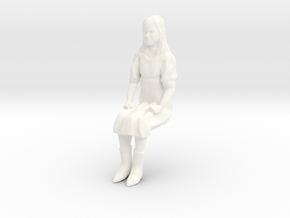 Chitty Chitty Bang Bang - Jemima - 1.24 - Seated in White Processed Versatile Plastic