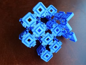 Hyperbolic 29 puzzle frame (Tiles sold separately) in Blue Processed Versatile Plastic