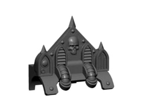 Zealot Backpack Shrine 7" scale in Smooth Fine Detail Plastic